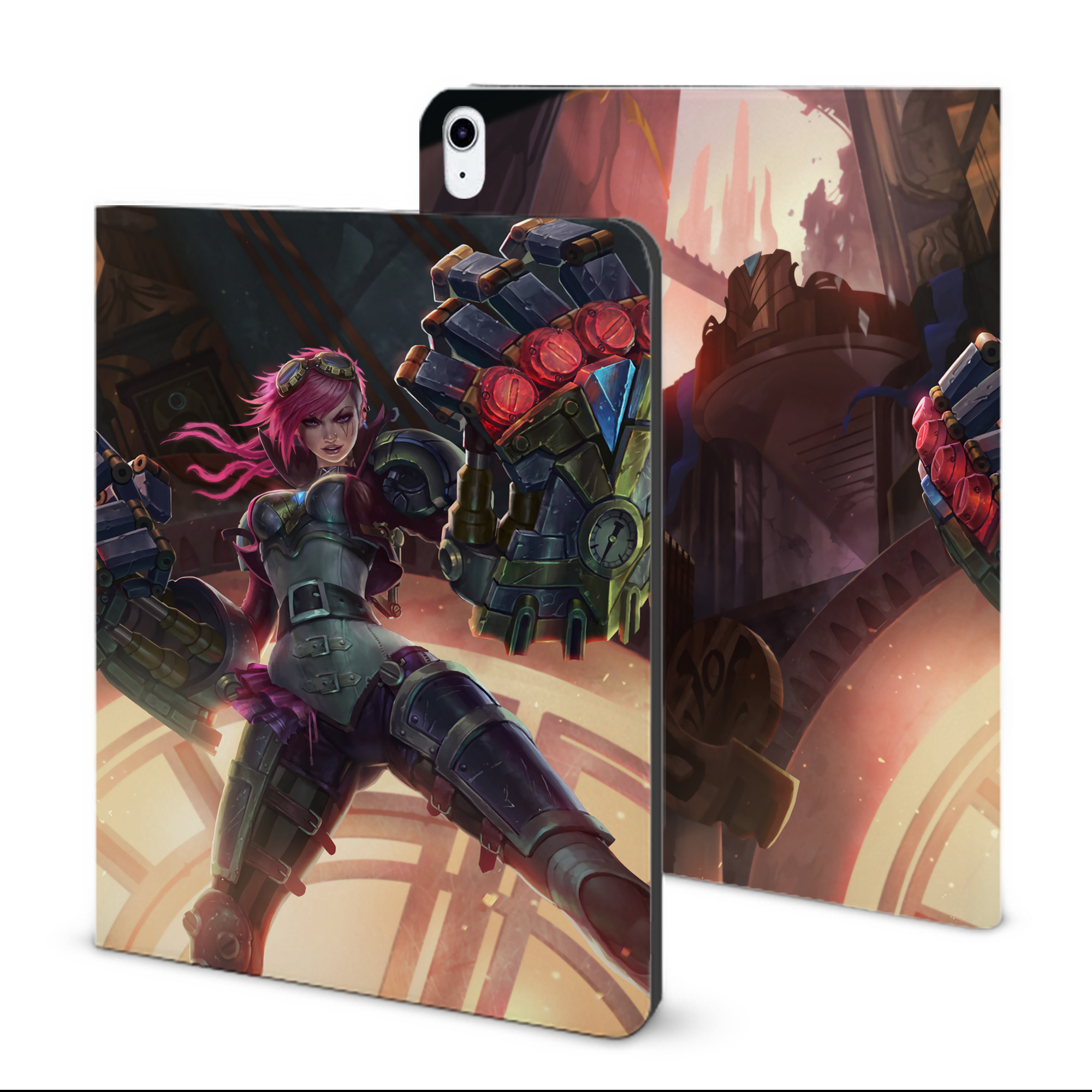（画像用） リーグ・オブ・レジェンド League of Legends LOL IPad ケース ブック型 PUレザー TPU 耐衝撃 軽量 薄型 ペン収納なし 全面保護 IPad 各モデル対応